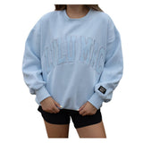 Lulu Mac Sweater - Light Blue Mono