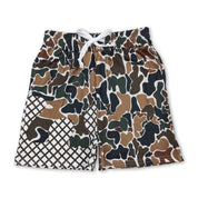 Camo Waffle Drip Shorts - YOUTH