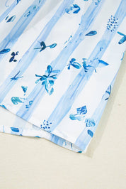 Blue Floral Maxi Dress