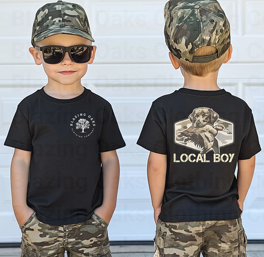 Hunting Lab Local Boy Short Sleeve Shirt