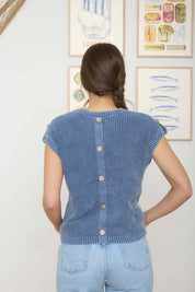 Bue Knit Top