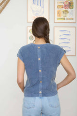 Bue Knit Top