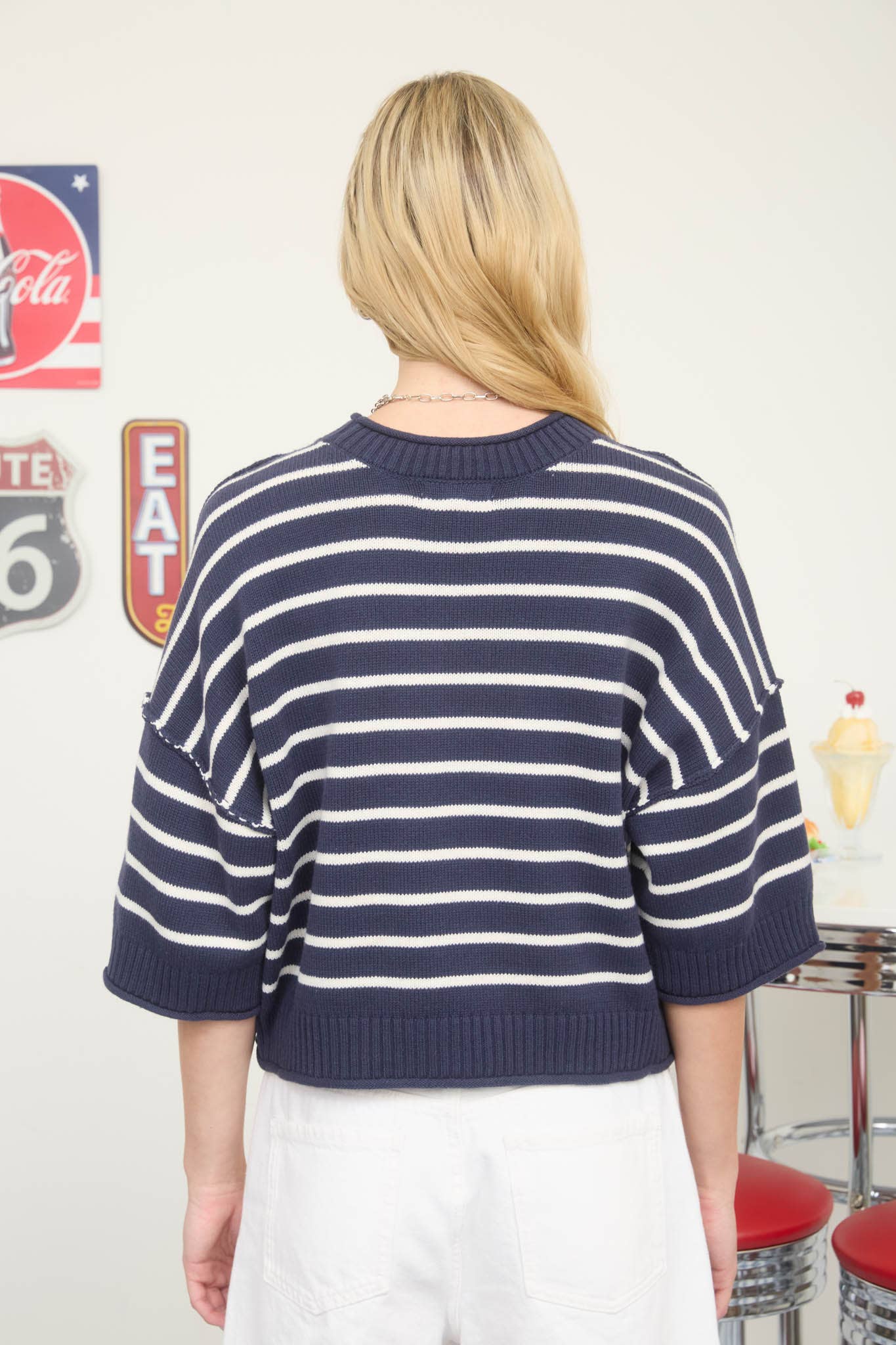Cropped Knit Top