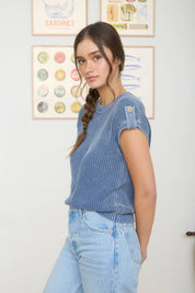 Bue Knit Top