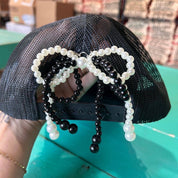 Beaded Trucker Hat Bow