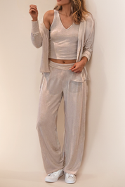 Womens Knit Lounge Set