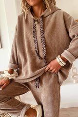 Hoodie Corduroy Set