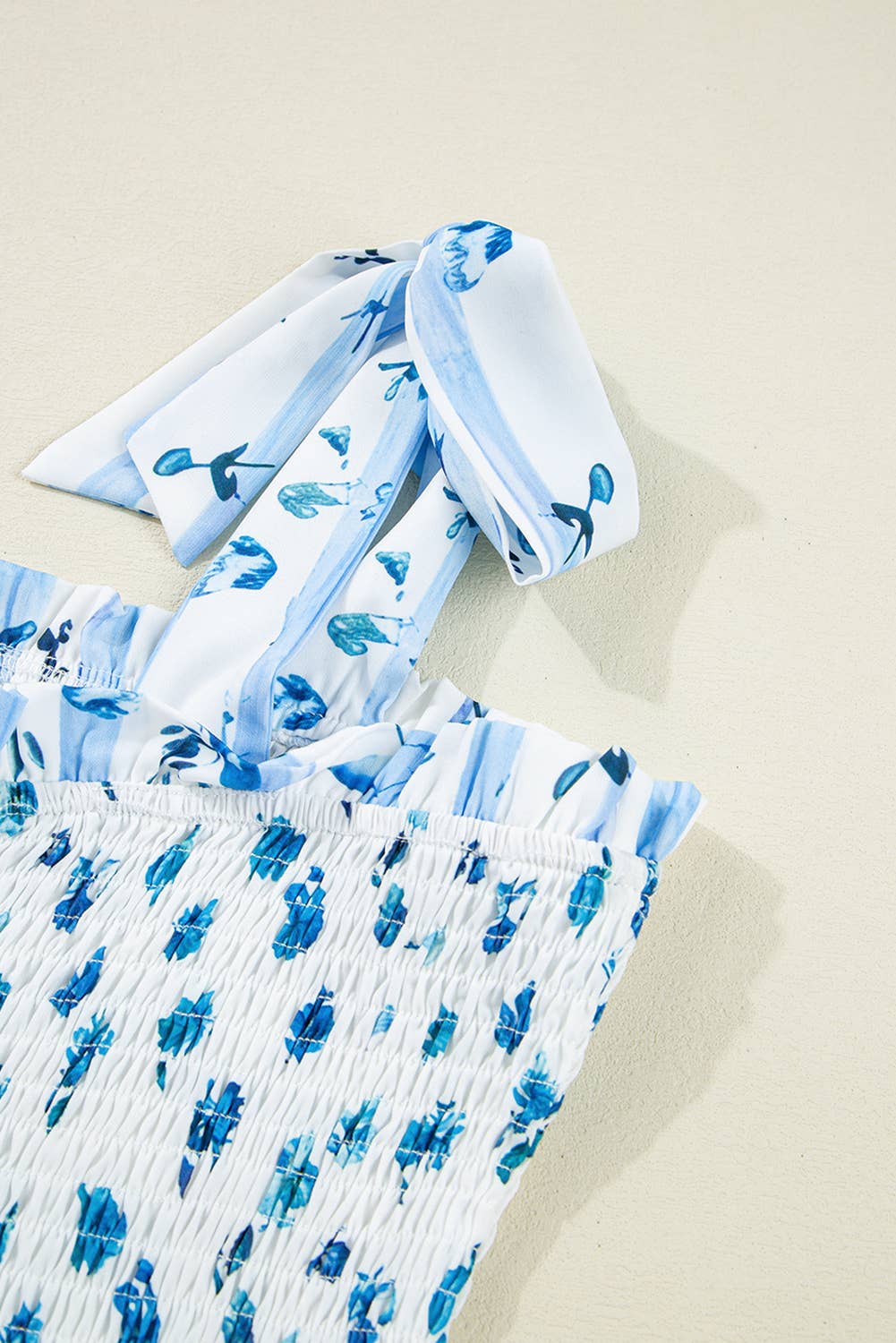 Blue Floral Maxi Dress