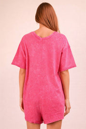 Mineral Washed Oversized Romper