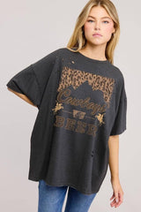 Cowboys & Beer Distressed Tee
