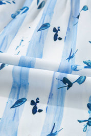 Blue Floral Maxi Dress