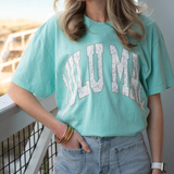 Lulu Mac Tee - Teal and Camo