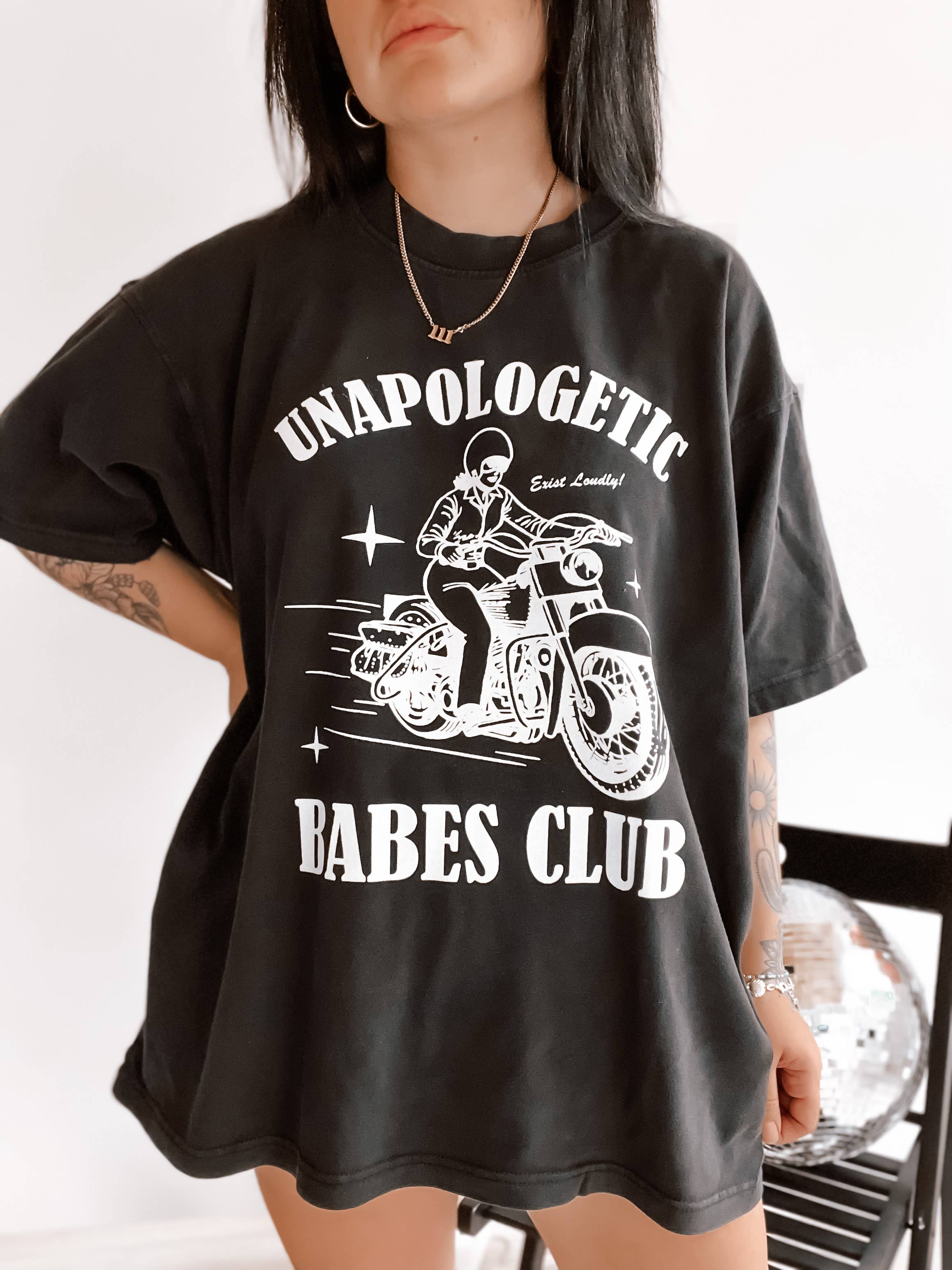 Unapologetic Babes Club Tee - Black