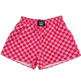 Boxed Short - Pink Checkered