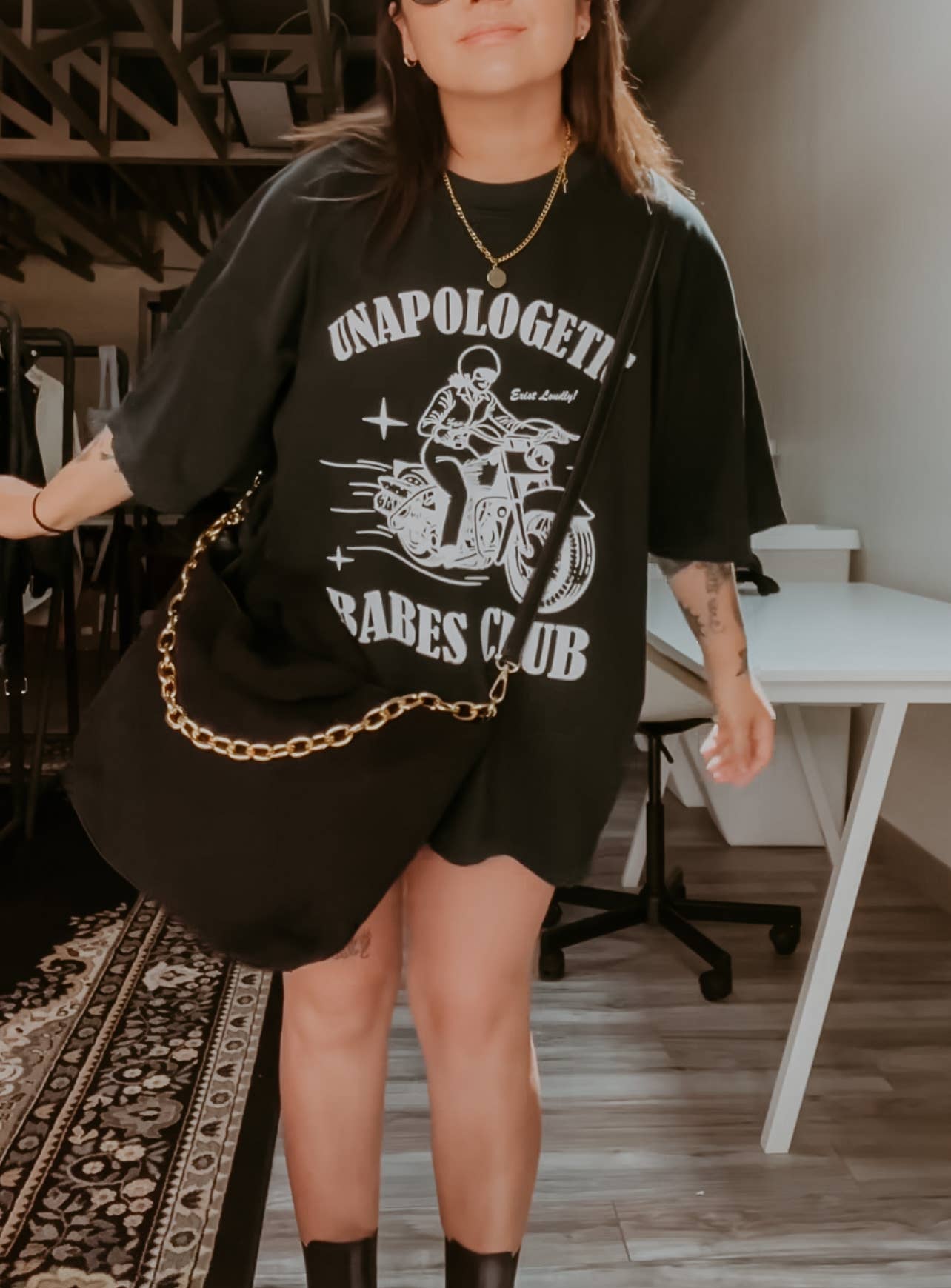 Unapologetic Babes Club Tee - Black