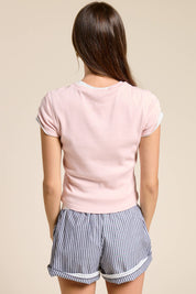 Baby Doll Tee - Pink