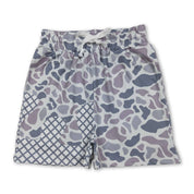 Camo Waffle Drip Shorts - YOUTH