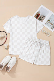 Checkered Lounge Set