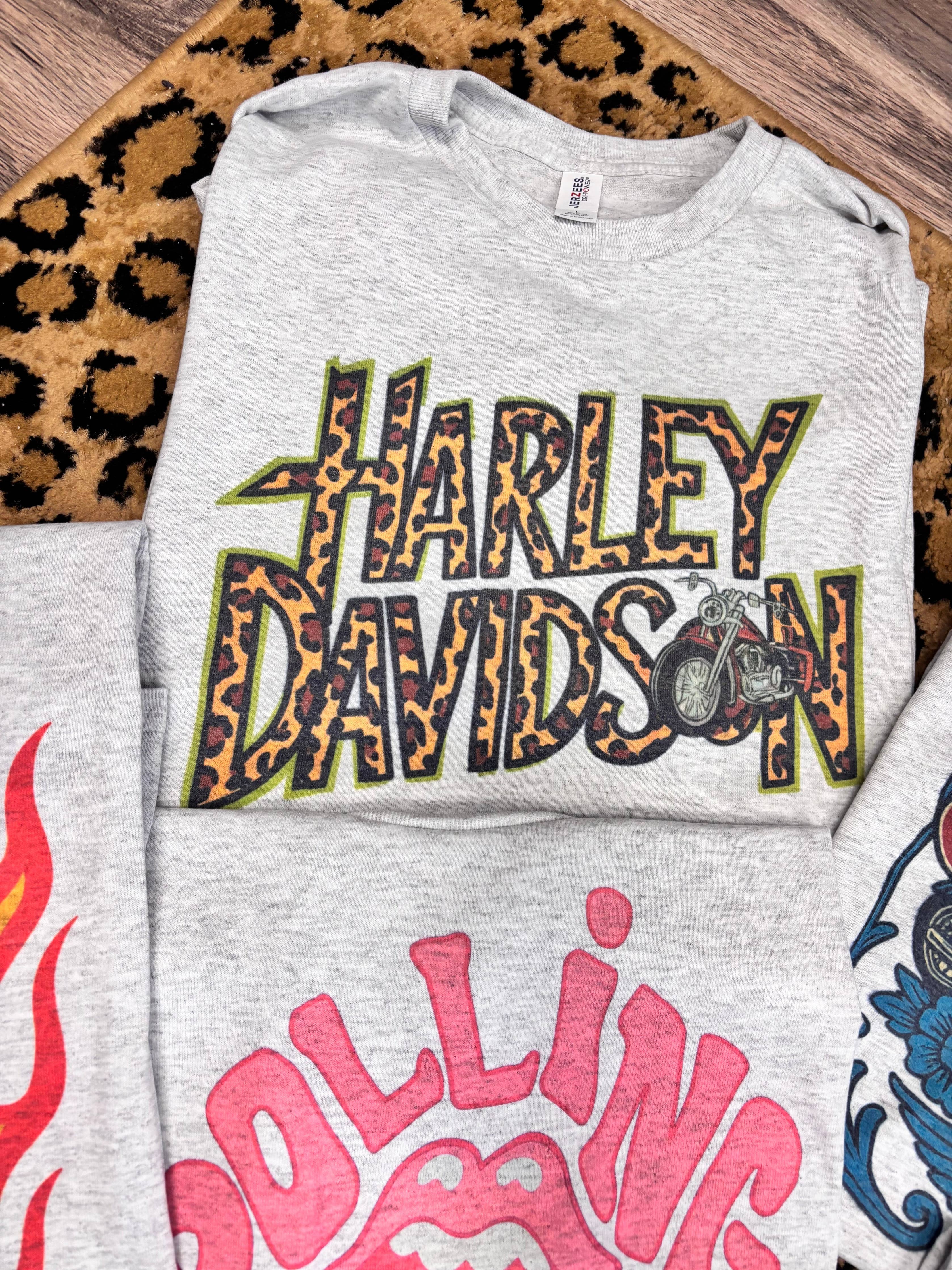 Harley Davidson Cheetah Tee